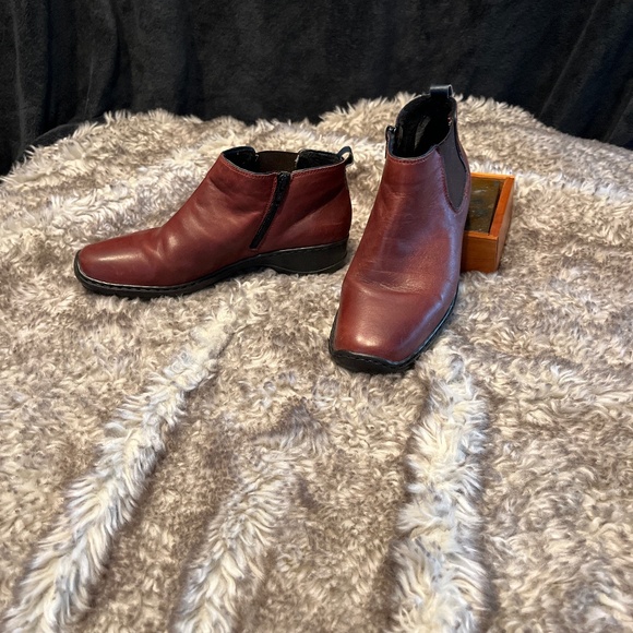 Rieker AntiStress Leather Booties - Picture 1 of 4